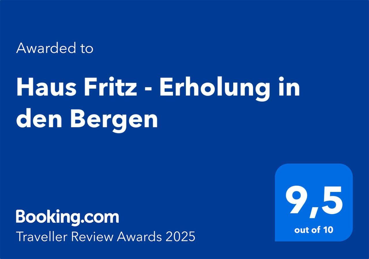 Apartament Haus Fritz - Erholung In Den Bergen